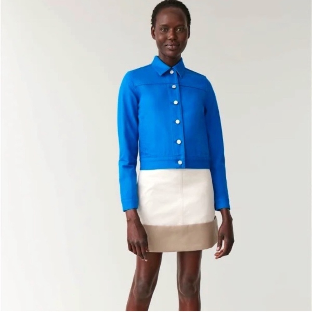 COS vibrant blue denim jacket